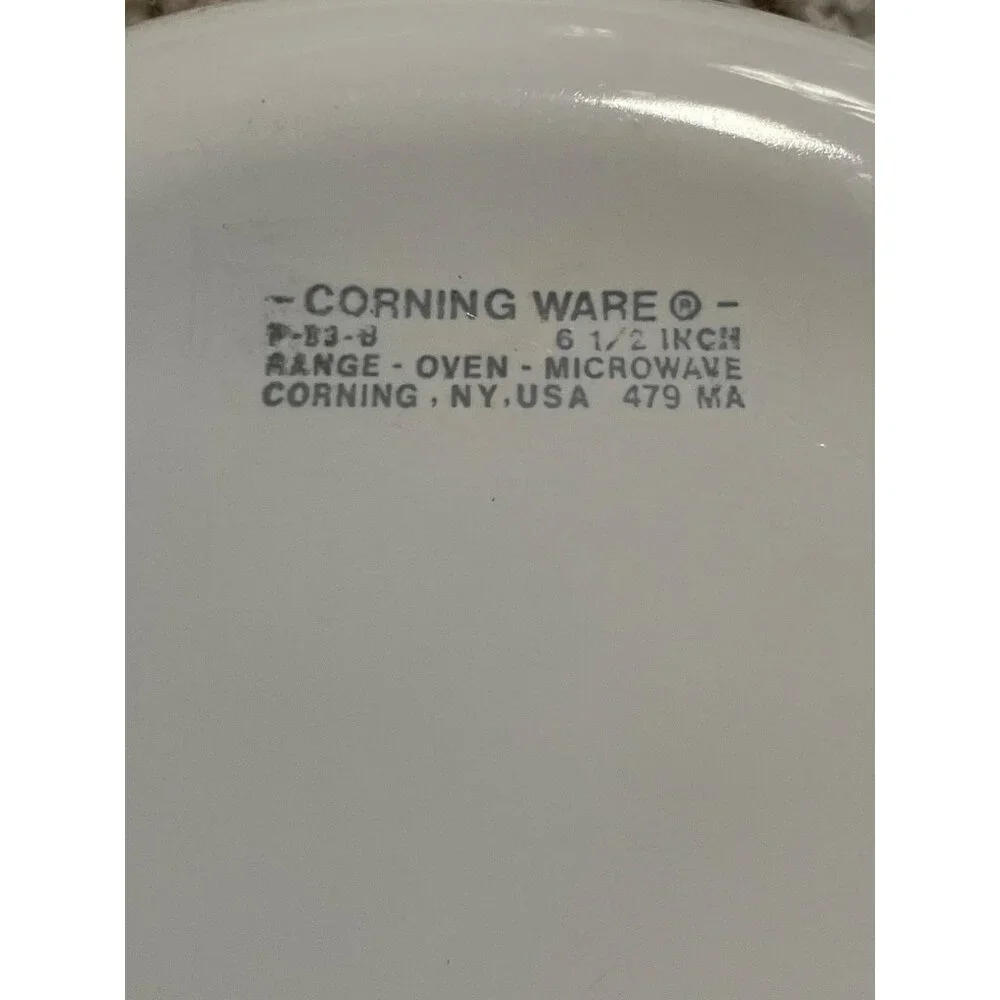 Corning Ware Blue Cornflower Skillet Dish For Range Oven Microwave - Picture 3 of 11